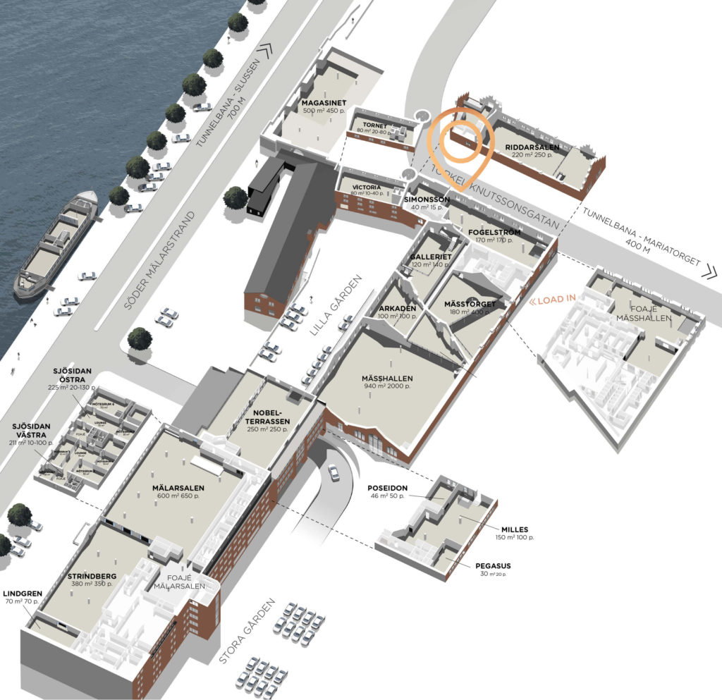 Map of Münchenbryggeriet